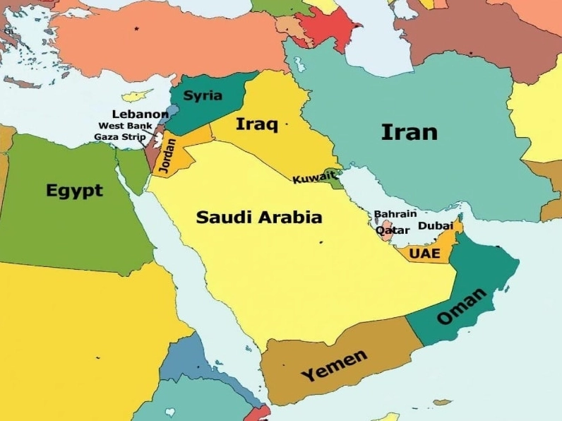 Qatar Thuộc Nước Nào? Giải Mã Vị Trí Địa Lý và Lịch Sử Quốc Gia Vùng Vịnh Bản đồ vị trí Qatar tại Tây Nam Châu Á