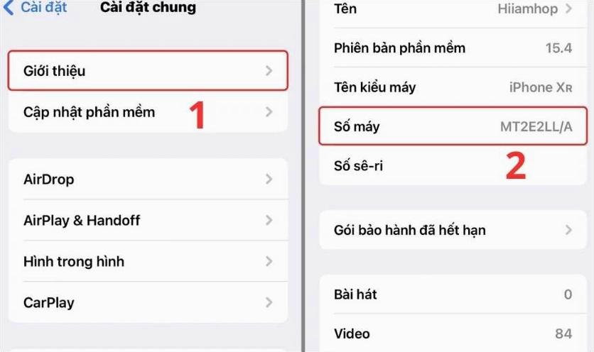 Bảng so sánh các mã hiệu iPhone phổ biến