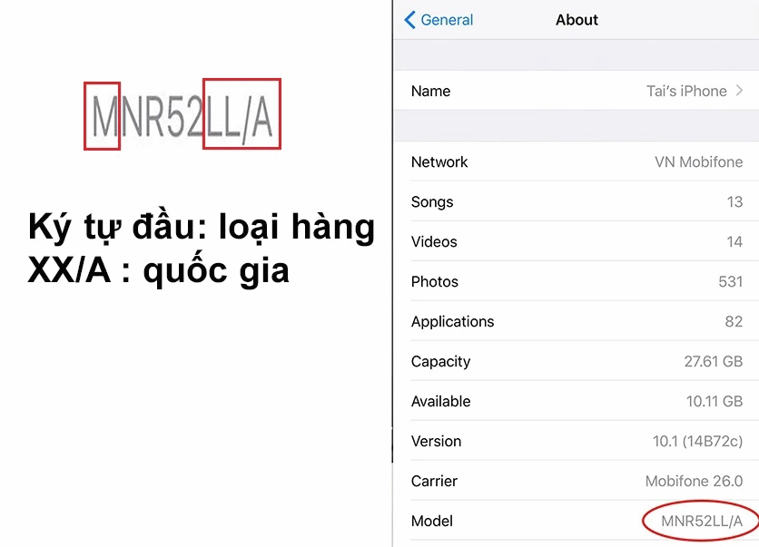 iPhone LL/A là nước nào? Giải mã ký hiệu quốc gia trên iPhone 2026 Bảo hành iPhone LL/A