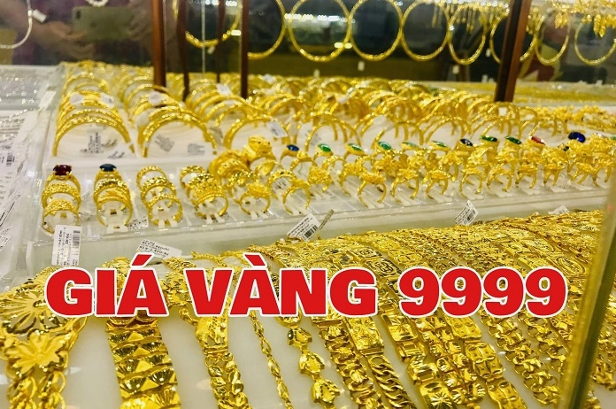 Biểu đồ biến động giá vàng 9999