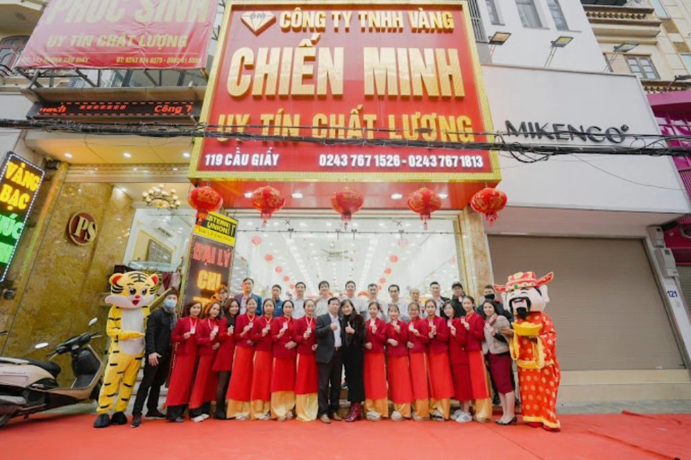 Biểu đồ giá vàng Chiến Minh cập nhật