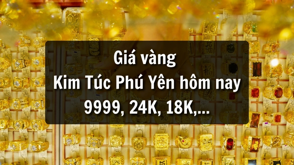 Biểu đồ giá vàng SJC 24K Phú Yên