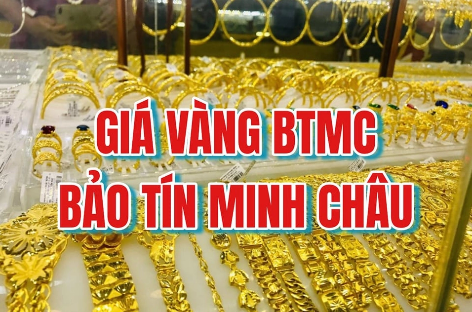 Biểu đồ giá vàng SJC tại Bảo Tín Minh Châu