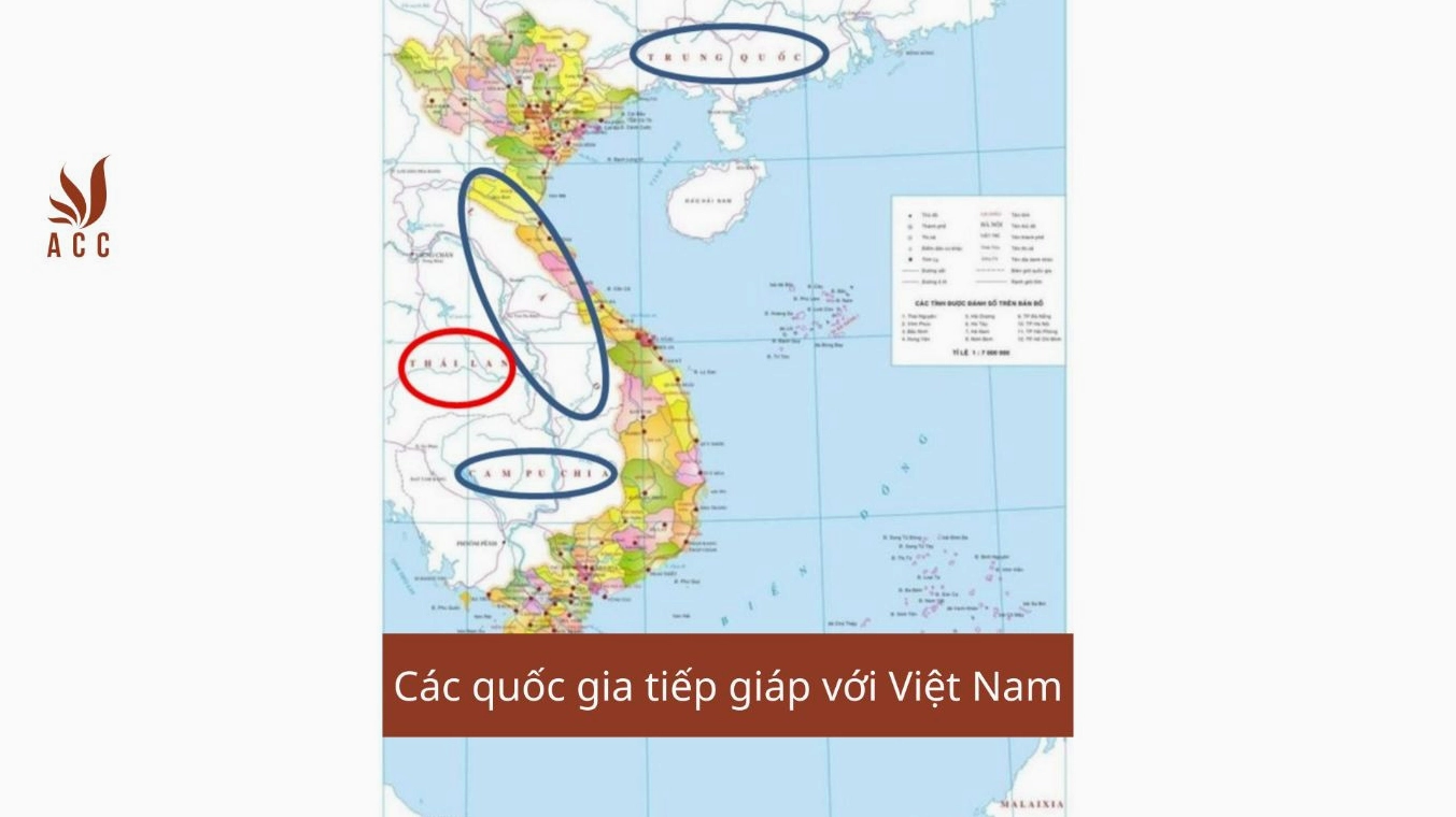 Việt Nam Giáp Với Nước Nào? Khám Phá Chi Tiết Biên Giới Địa Lý Biểu đồ thể hiện biên giới Việt Nam