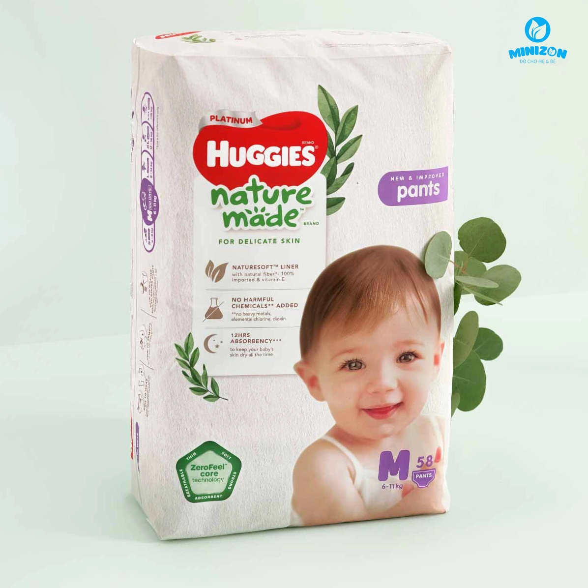 Bỉm Huggies của nước nào? Hé lộ nguồn gốc và đánh giá chi tiết 2026 Bỉm Huggies Platinum Nature Made