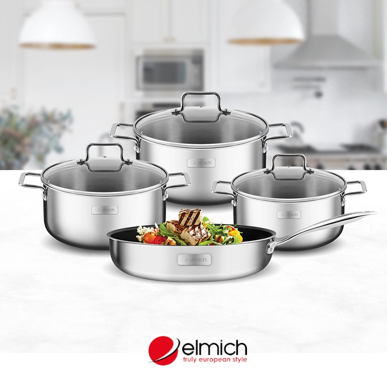 Elmich của nước nào? Hé lộ nguồn gốc và đánh giá chi tiết 2026 Bộ nồi inox Elmich