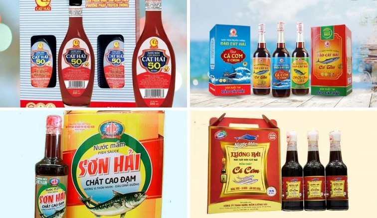 Các loại nước mắm Cát Hải phổ biến