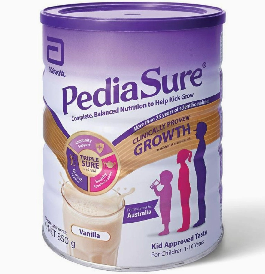 Các loại sữa Pediasure phổ biến trên thị trường