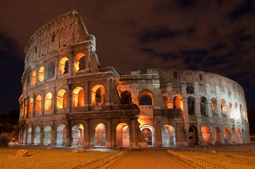 Cảnh đẹp Rome về đêm