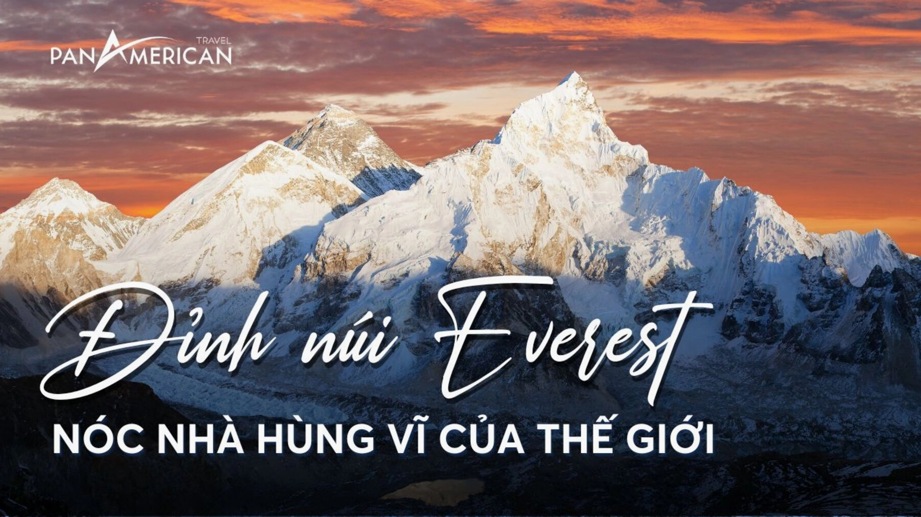 Cảnh quan hùng vĩ xung quanh núi Everest