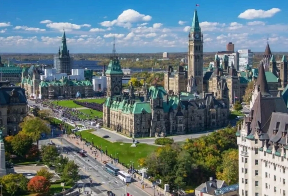 Cảnh quan mùa đông tại Ottawa