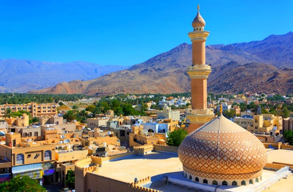 Cảnh quan sa mạc ở Oman
