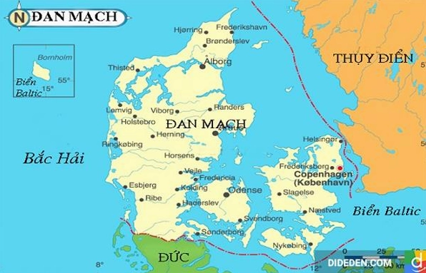 Cảnh quan tươi đẹp của Đan Mạch
