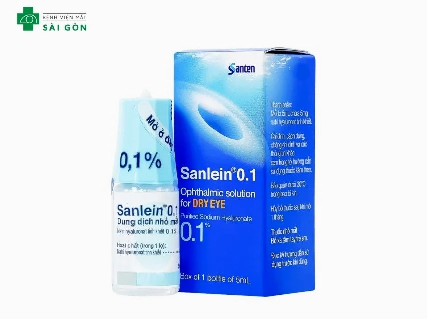 Nước mắt nhân tạo loại nào tốt nhất 2026: Chọn lựa thông minh Chai nước mắt nhân tạo Sanlein