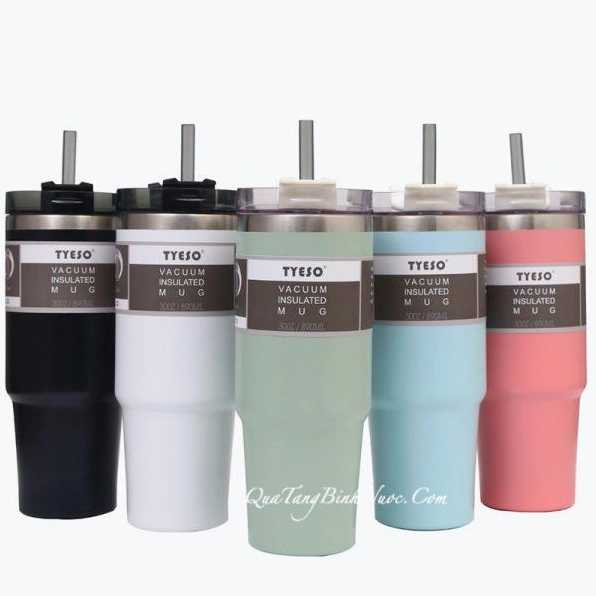 Chất liệu inox 304 của bình giữ nhiệt Tyeso