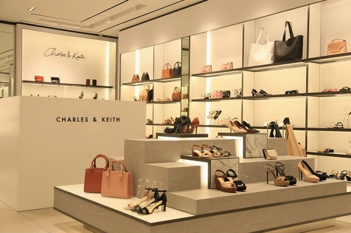 Cửa hàng Charles & Keith tại một trung tâm thương mại