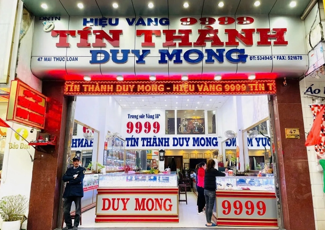 Cửa hàng vàng Duy Mộng