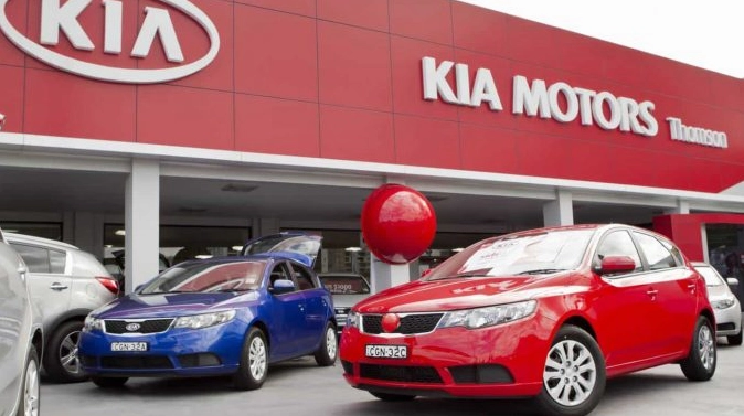 Dây chuyền sản xuất xe Kia hiện đại