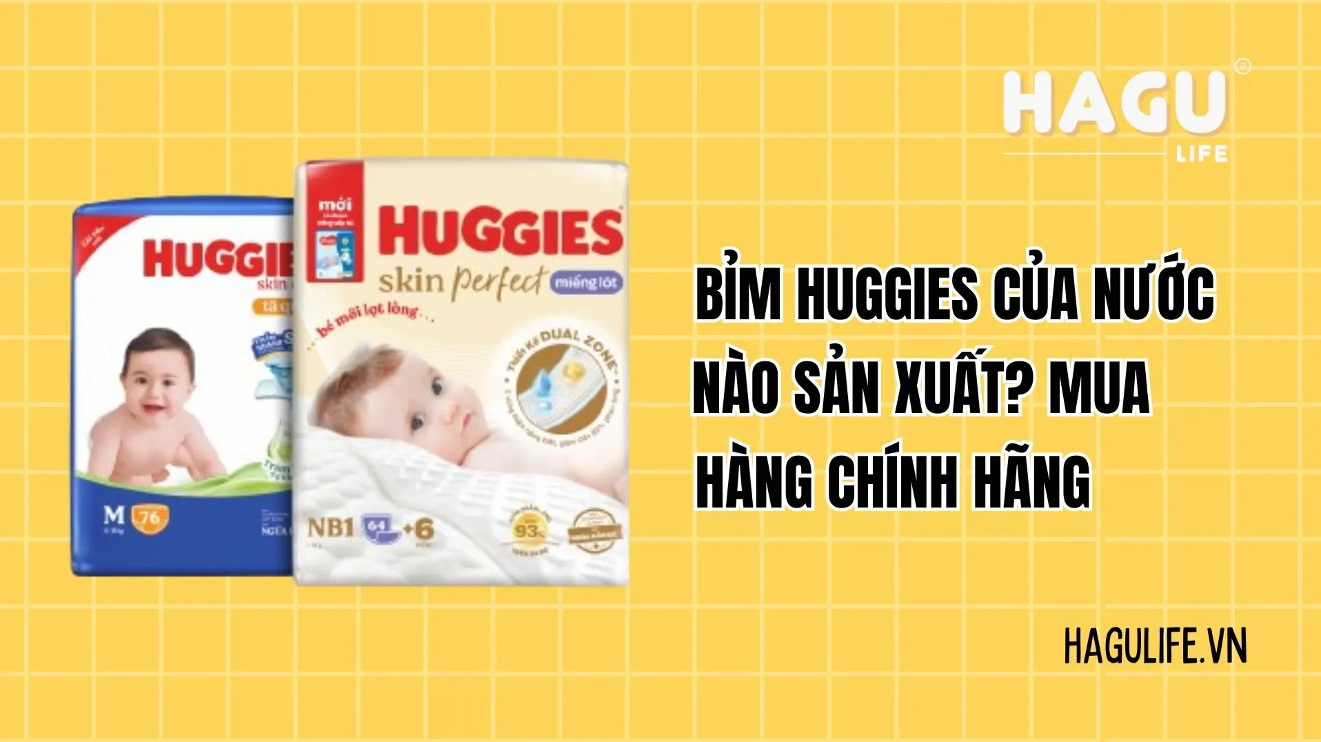 Gia đình hạnh phúc bên sản phẩm Huggies
