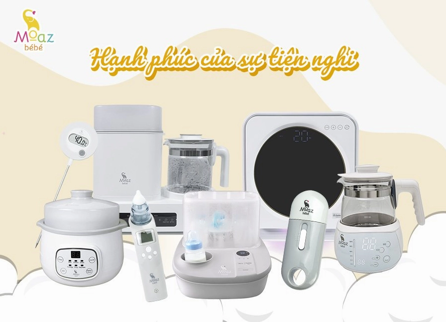 Gia đình hạnh phúc với sản phẩm Moaz bébé