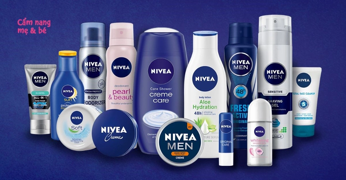 Hình ảnh các sản phẩm Nivea
