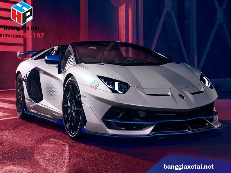 Hình ảnh Ferruccio Lamborghini bên cạnh một chiếc xe của hãng