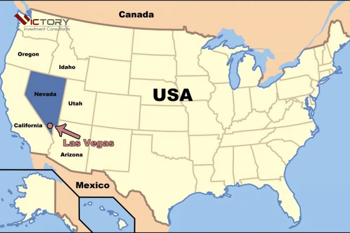 Khung cảnh rực rỡ của Las Vegas về đêm
