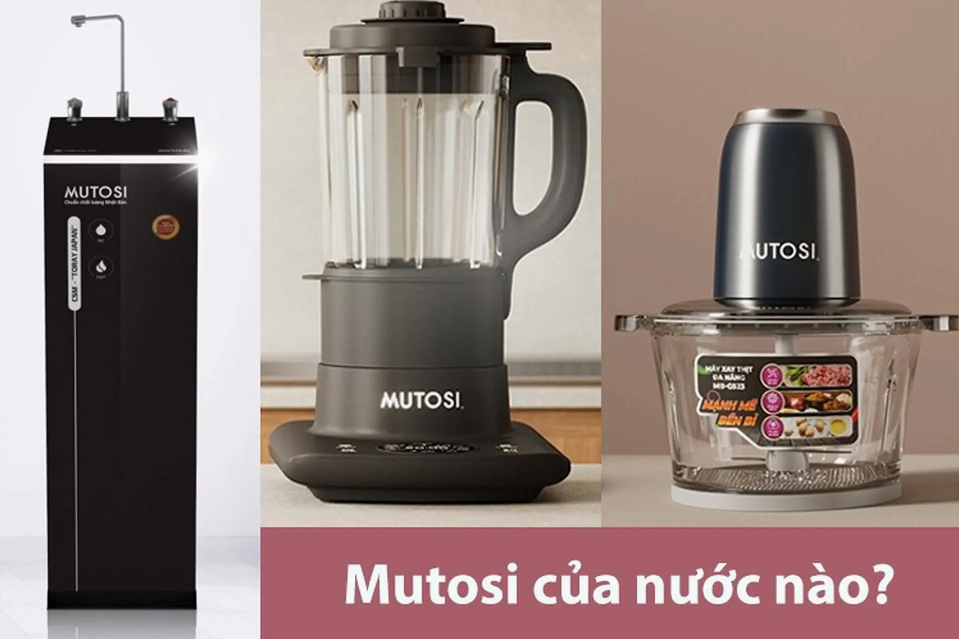 Lời khuyên khi mua máy lọc nước Mutosi