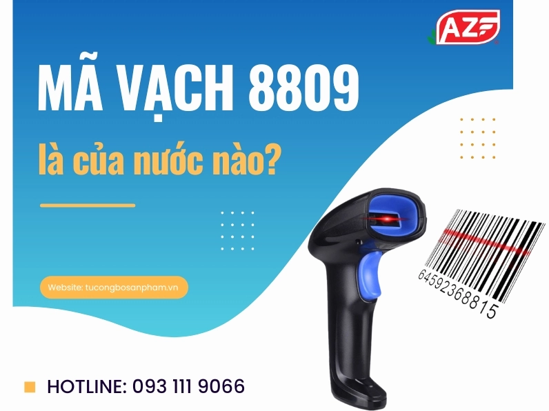 Mã vạch 8809 của Hàn Quốc