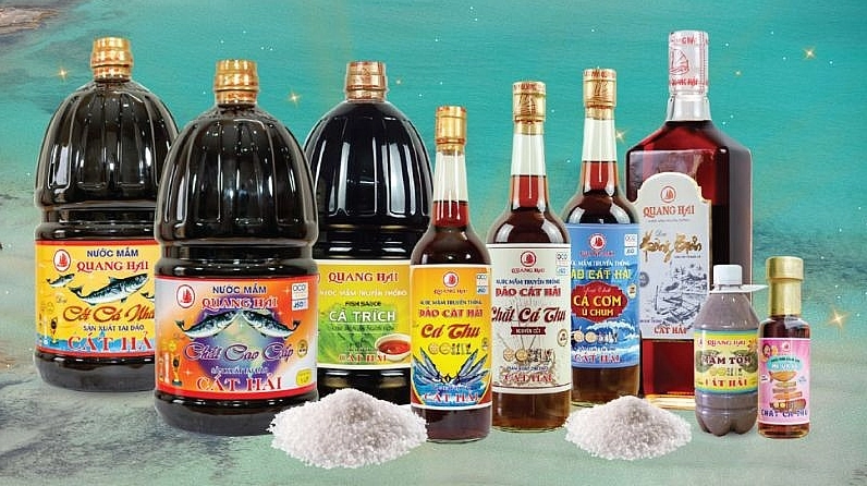 Màu sắc nước mắm Cát Hải