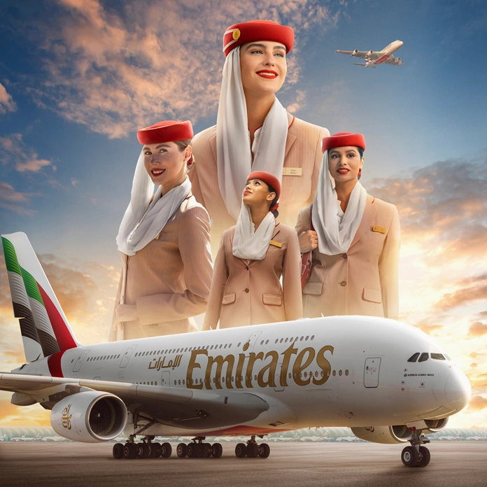 Emirates của nước nào? Giải mã hãng hàng không vươn tầm thế giới Máy bay Airbus A380 của Emirates