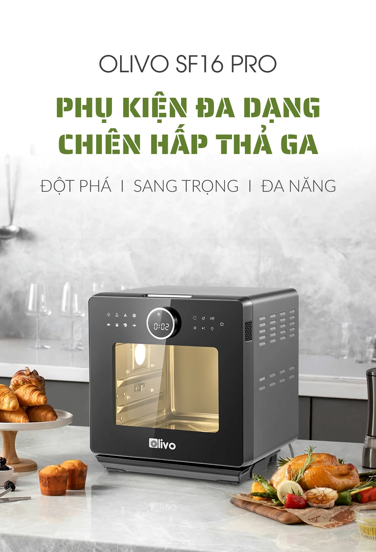 Olivo của nước nào? Hé lộ nguồn gốc và đánh giá chi tiết 2026 Máy làm sữa hạt Olivo SF16 Pro