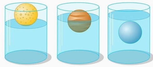 Một vật ở trong nước chịu tác dụng của những lực nào? Minh họa lực đẩy Archimedes tác dụng lên vật chìm trong nước