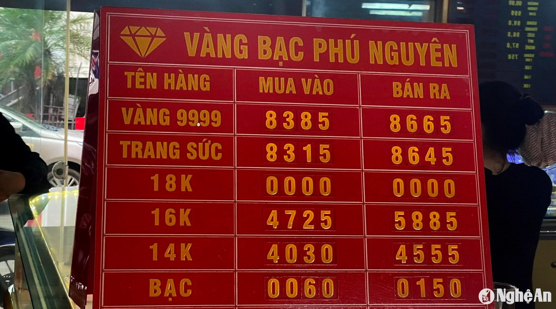 Giá Vàng Nghệ An Hôm Nay: Cập Nhật Mới Nhất & Dự Báo 2026 Người dân xem giá vàng tại cửa hàng