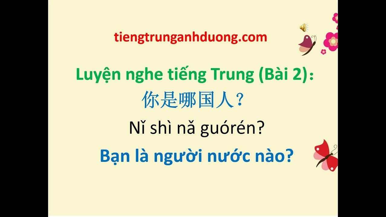 Người Trung Quốc đang giao tiếp