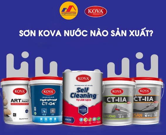 Nhà máy sản xuất sơn Kova tại Việt Nam