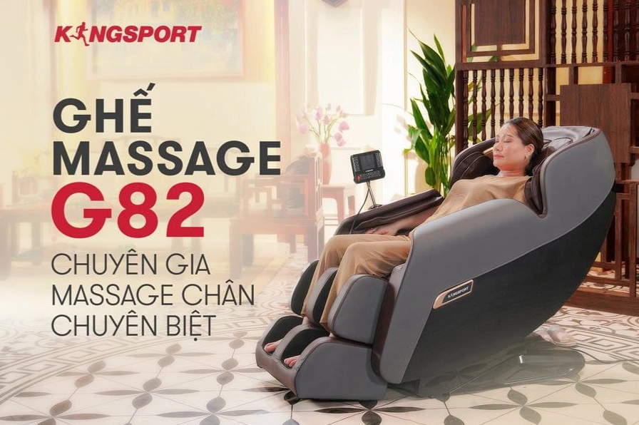 Ghế massage Kingsport của nước nào? Giải đáp chi tiết 2026 Nhiều tùy chọn massage trên ghế Kingsport