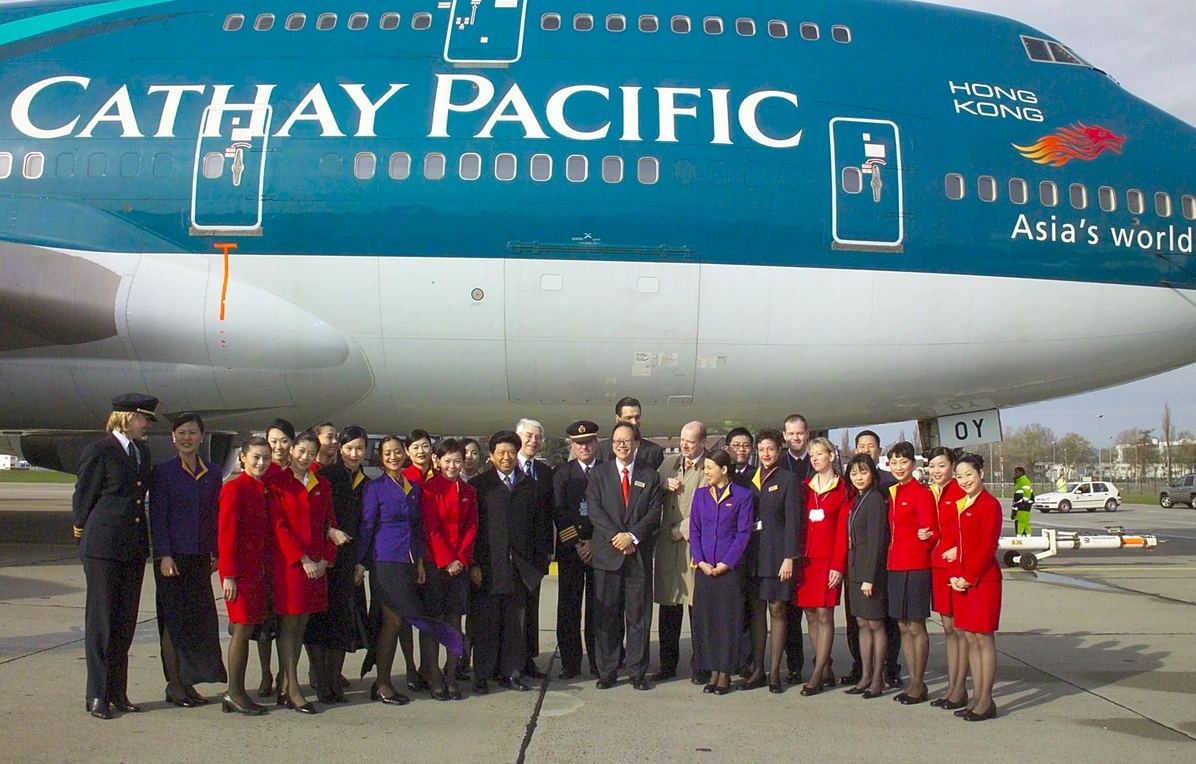 Nội thất khoang hạng thương gia Cathay Pacific