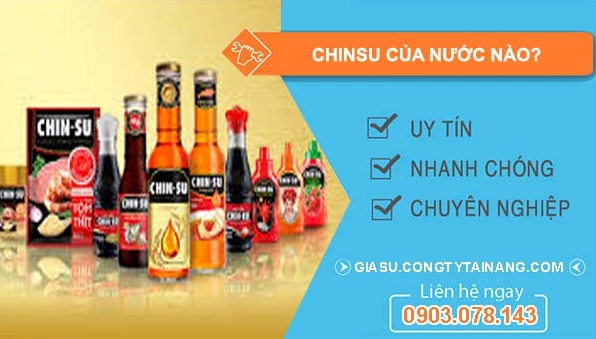 Chin-su của nước nào? Hé lộ nguồn gốc thương hiệu quen thuộc Sản phẩm Chin-su quen thuộc