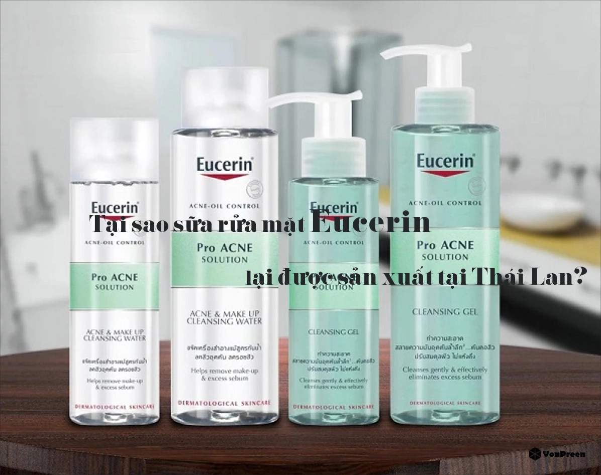Eucerin của nước nào? Hé lộ nguồn gốc và sức mạnh tái tạo da Sản phẩm Eucerin chăm sóc da mặt