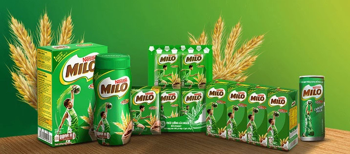 Sản phẩm sữa Milo dinh dưỡng