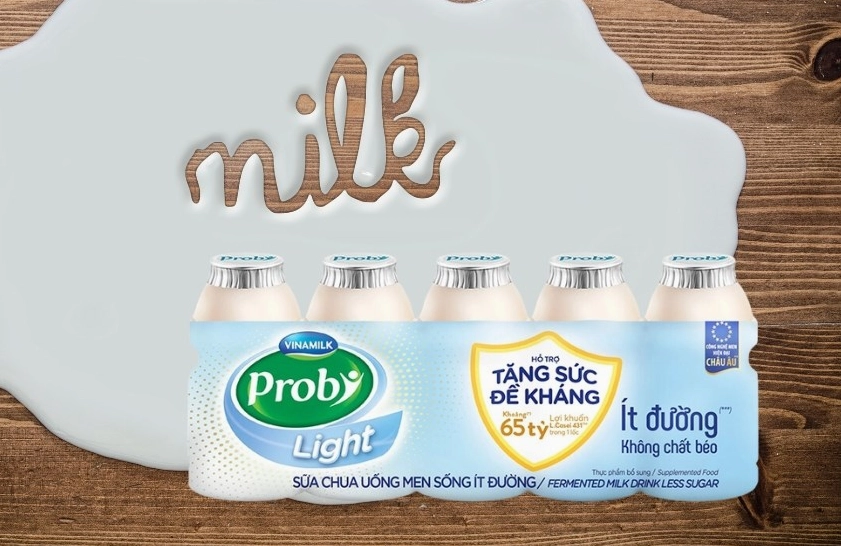 Sản phẩm sữa tươi Vinamilk dinh dưỡng