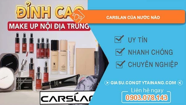 Sản phẩm trang điểm của Carslan
