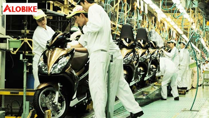 Sản xuất xe máy Yamaha