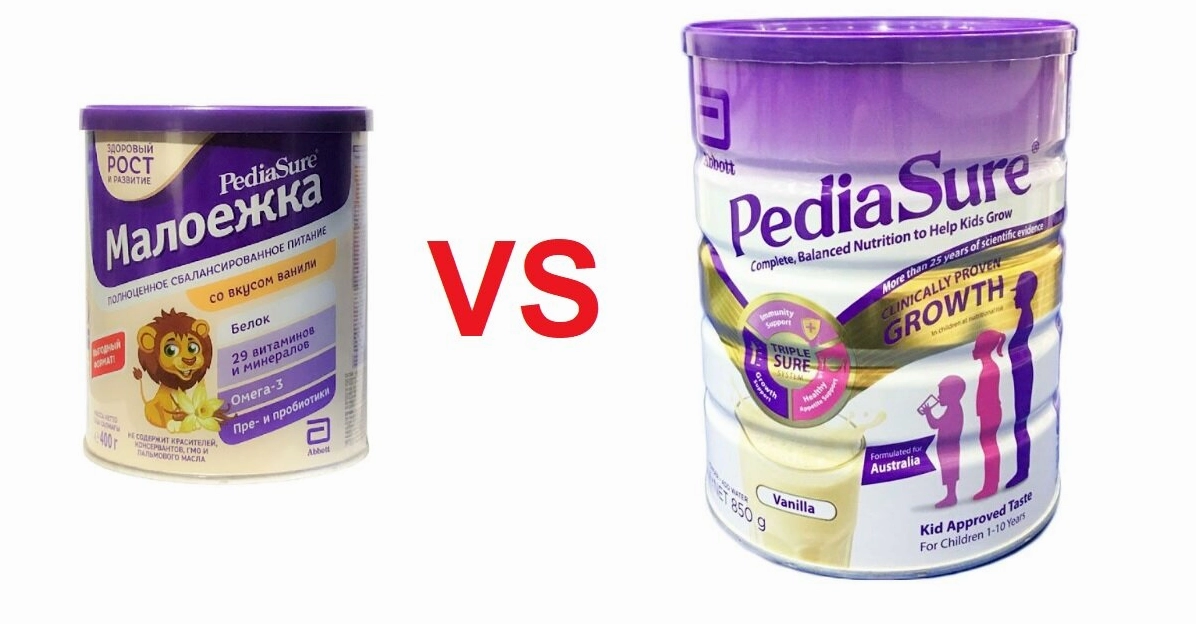 So sánh sữa Pediasure Úc và các loại khác