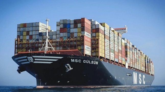 Tàu container của hãng MSC