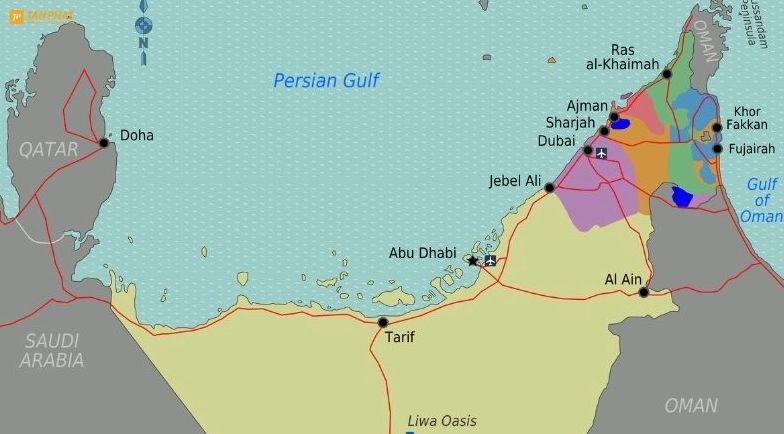UAE Gồm Những Nước Nào? Khám Phá Liên Bang Ả Rập Thống Nhất Thành phố Dubai hiện đại của UAE