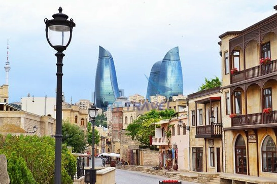 Thủ đô Baku hiện đại của Azerbaijan