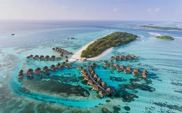 Toàn cảnh quần đảo Maldives nhìn từ trên cao