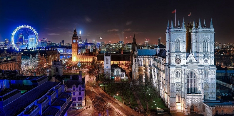 London Là Thủ Đô Của Nước Nào? Khám Phá Chi Tiết Từ A-Z 2026 Toàn cảnh thành phố London với các tòa nhà hiện đại và sông Thames